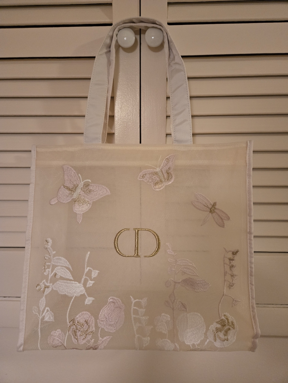 Brand new in the package, Authentic Christian Dior large butterfly tote bag - Picture 3 of 6